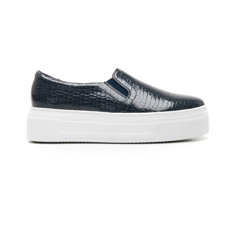 Sneaker Flexi Para Mujer Con Suela Extraligera Estilo 125403 Marino