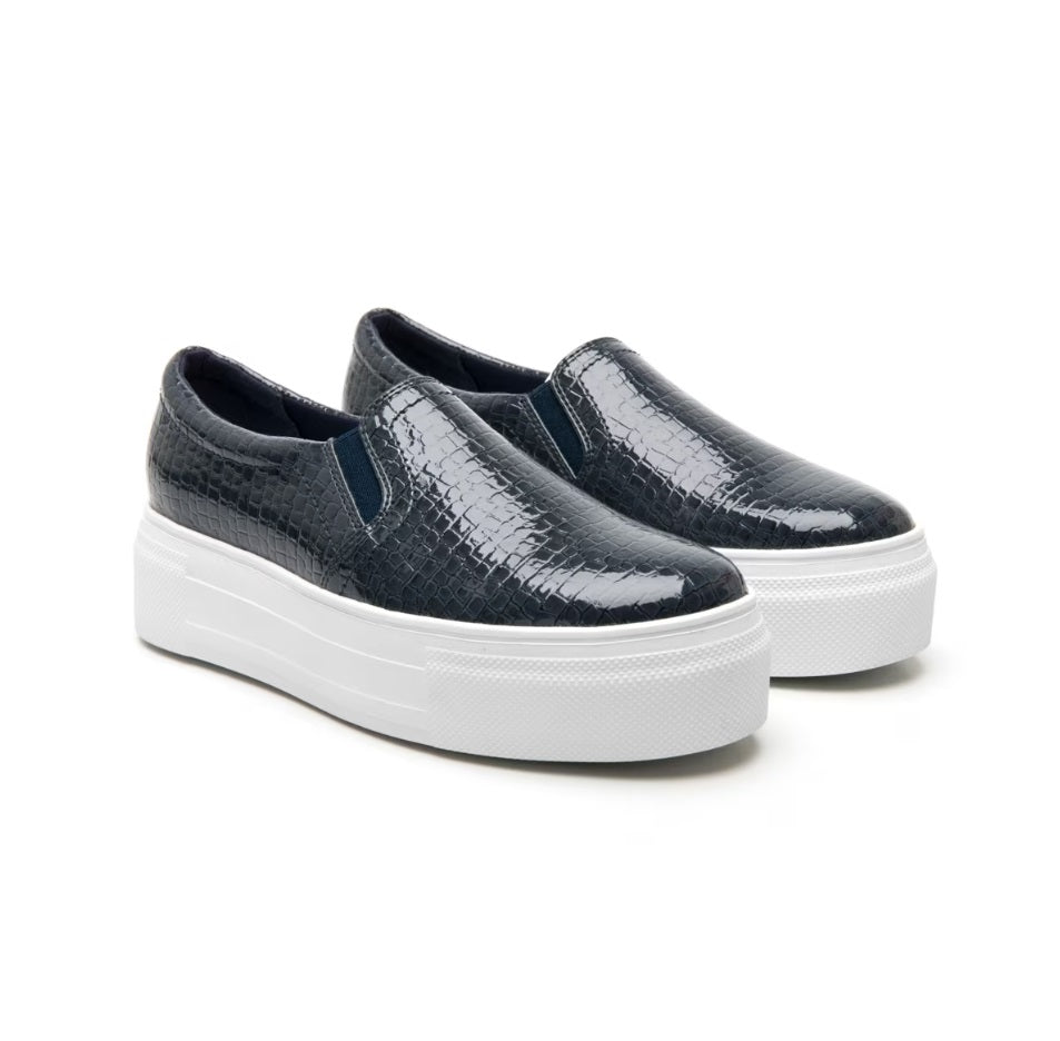 Sneaker Flexi Para Mujer Con Suela Extraligera Estilo 125403 Marino