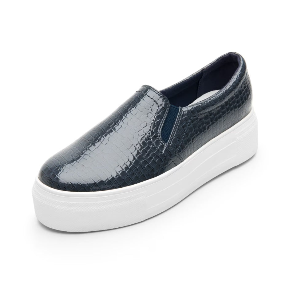 Sneaker Flexi Para Mujer Con Suela Extraligera Estilo 125403 Marino